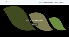 Desktop Screenshot of lacaracolaeditores.com
