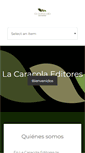 Mobile Screenshot of lacaracolaeditores.com